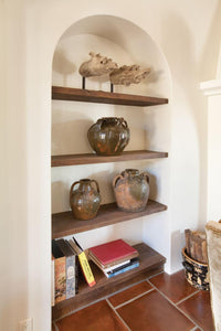 Reclaimed Barn Wood Floating Shelves by The Vintage Wood Floor Company