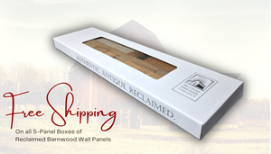 Reclaimed barn wood wall panels