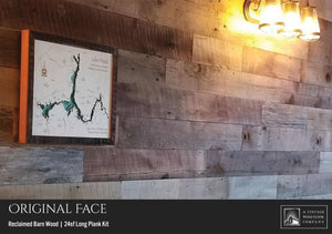 12 Reclaimed Wood Planks 24 Barnwood Boards for Accent Walls & DIY 