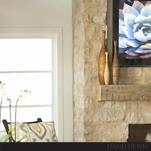 Reclaimed Barn Wood Fireplace Mantels by The Vintage Wood Floor Company