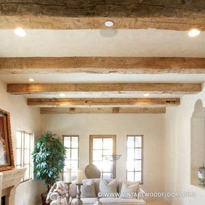 Solid Antique Reclaimed Barn Wood Beams by The Vintage Wood Floor Company